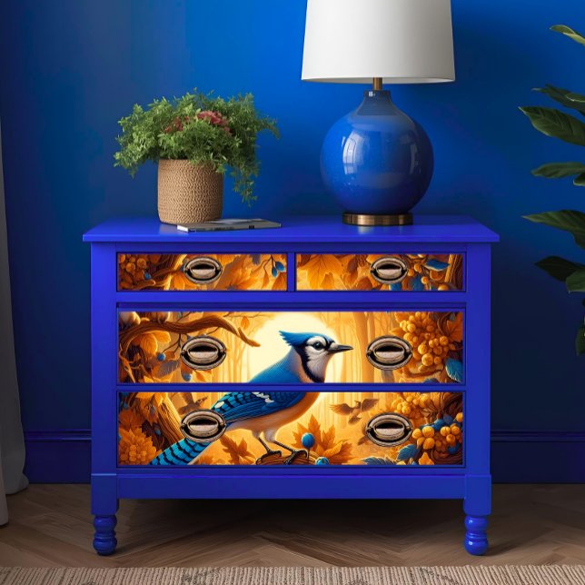 Papel De Seda Elegante Jay Majestic Azul en Deslumbrante Desnudo (Subido por el creador)