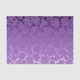Papel De Seda Elegante Lavanda Purple Floral