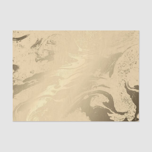 Papel De Seda Elegante mármol dorado (Anverso)