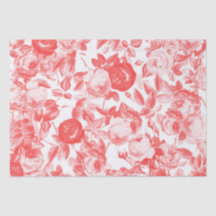 Elegante Moda de tela vintage Roses rosados de cor