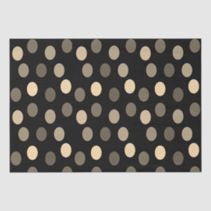 Papel De Seda Elegante Moda Negro Oro Gris Minimalista Geométric