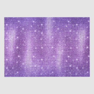 Papel De Seda Elegante mosaico púrpura con brillo metálico