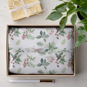 Papel De Seda Elegante Navidad