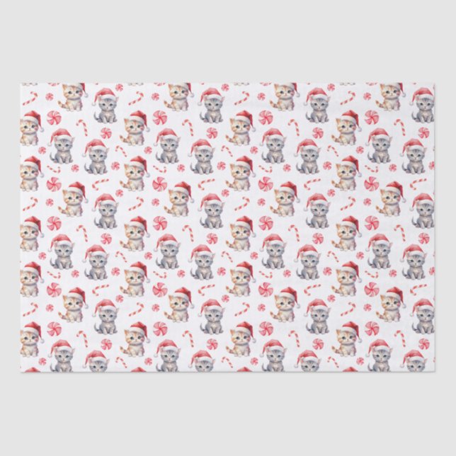 Papel De Seda Elegante Navidades de Candy Kitty Sweet (Anverso)