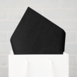 Papel De Seda Elegante Negro Sólido<br><div class="desc">Negro</div>