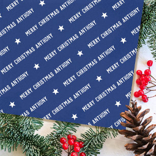 Papel De Seda Elegante nombre personalizado Morerry Christmas St