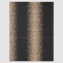 Elegante Ombre de Brillo Negro y Dorado