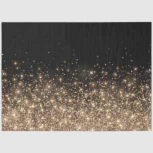 Papel De Seda Elegante oro negro bronce brillo vacaciones