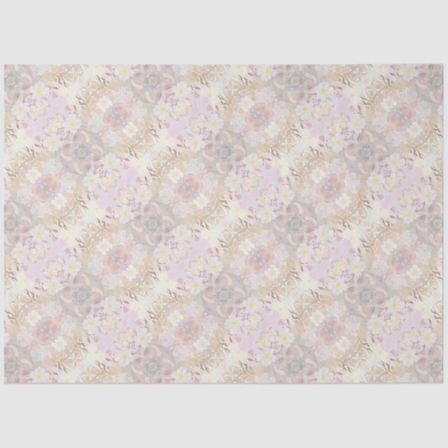 Papel de seda elegante Pamela Pattern B de 8 kg (Anverso)