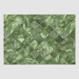 Papel De Seda Elegante patrón de celosía de diamante con brillo 