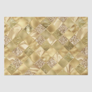 Papel De Seda Elegante patrón de celosía de diamantes con brillo