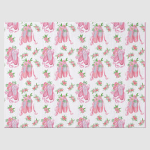 Papel De Seda Elegante patrón de flor de cerezo rosa Acuarela
