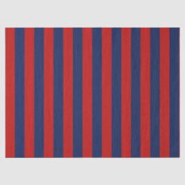 Papel De Seda Elegante patrón de rayas azules y rojas brillantes