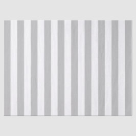 Papel De Seda Elegante patrón de rayas grises y blancas