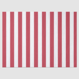 Papel De Seda Elegante patrón de rayas rojas y blancas