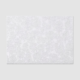 Papel De Seda Elegante patrón de suculentas decoupage blanco