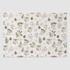 Papel De Seda Elegante patrón de vacaciones de Navidades acuátic