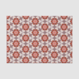Papel De Seda Elegante patrón geométrico moderno rojo y gris
