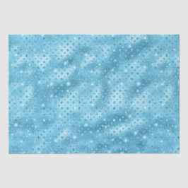 Papel De Seda Elegante patrón metálico de lunares azules