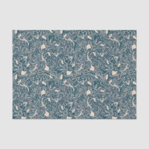Papel De Seda Elegante patrón sin costuras de remolino botánico 