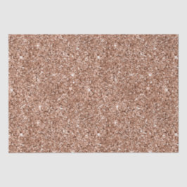 Papel De Seda Elegante Purpurina Glitz de Oro Rosa