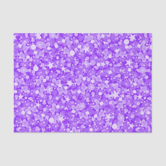 Papel De Seda Elegante Purpurina púrpura (Anverso)