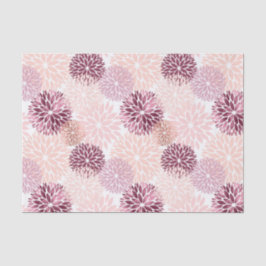 Papel De Seda Elegante Rosa Floral Chic