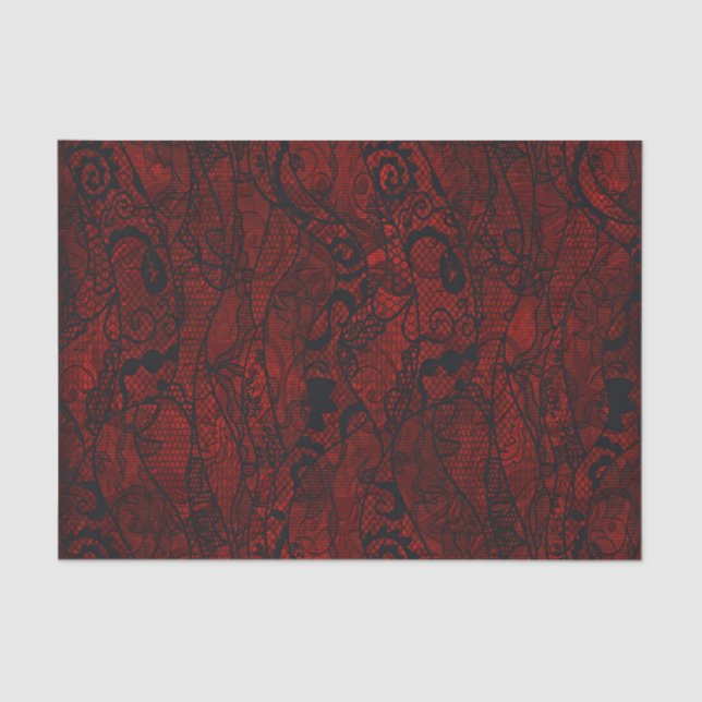 Papel De Seda Elegante tapiz de encaje vintage (Anverso)