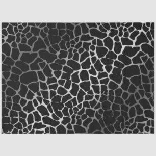 Papel De Seda Elegante tigre plateado