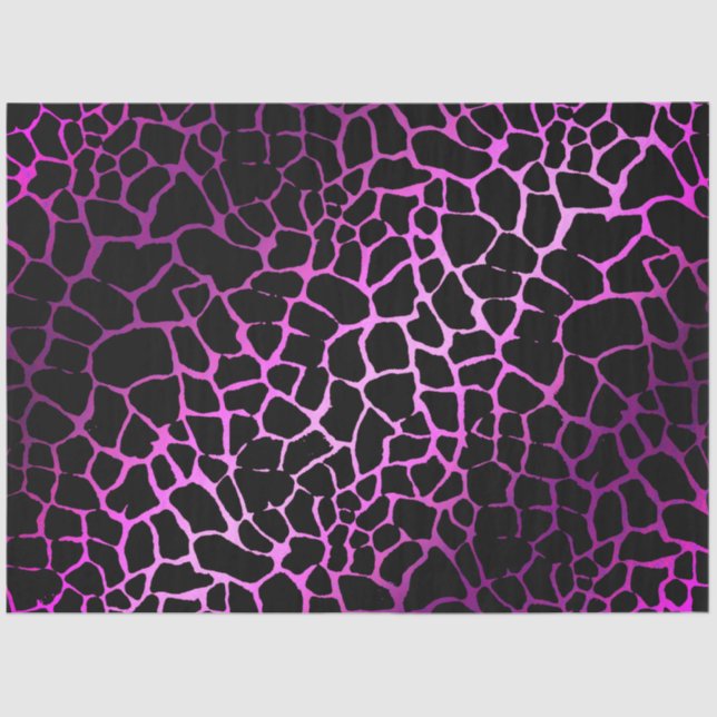 Papel De Seda Elegante tigre rosa (Anverso)