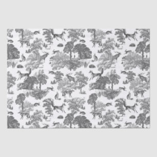 Papel De Seda Elegante tocador de campo de Fox Rabbit