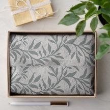 Elegante Vid de Hoja Botánica Verde Oliva