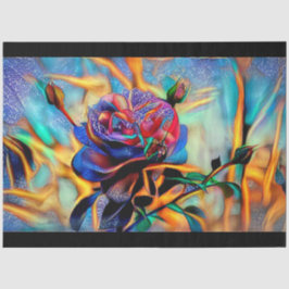 Papel De Seda Elegante y brillante sueño de arte Rosa