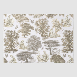 Papel De Seda Elegante y elegante tocador rústico de estilo beig