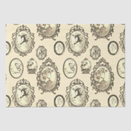 Papel De Seda Elegantes Chicas de Art Nouveau vintage flamean ma