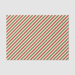 Papel De Seda Elegantes Navidades delgadas Candy Cane