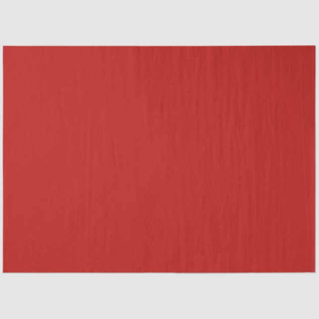 Papel De Seda Elegantes Navidades rojos de Crimson sólidos (Anverso)