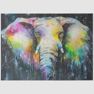 Papel De Seda Elephant Lover La Acuarela Elefante