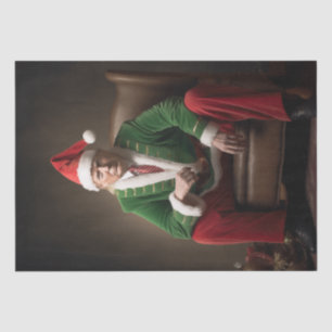 Papel De Seda Elf Donald Trump, navidad