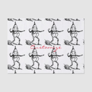 Papel De Seda Elf Gnome Thunder_Cove de vacaciones de invierno