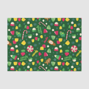 Papel De Seda Elf the Movie Candy Pattern