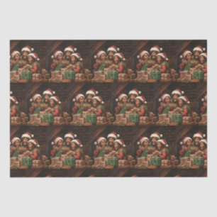 Papel De Seda Elfo afroamericano