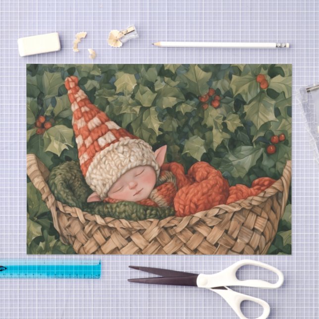 Papel De Seda Elfo bebé (Artesanía)