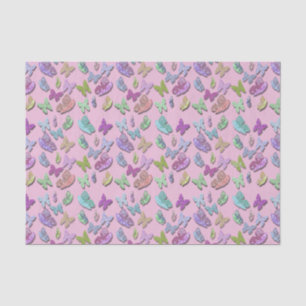 Papel De Seda Elige mariposas de color surrealistas y fluctuante