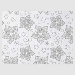 Papel De Seda Elija su color Patrón floral