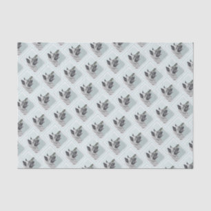 Papel De Seda Elkhound noruego en pintura de aldea - Arte de per