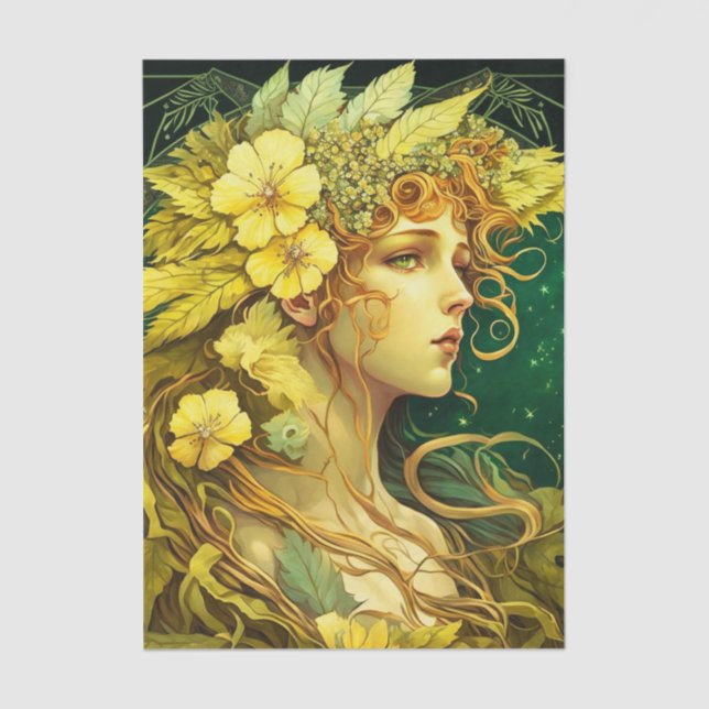 Papel De Seda Ella es una diosa (Anverso)