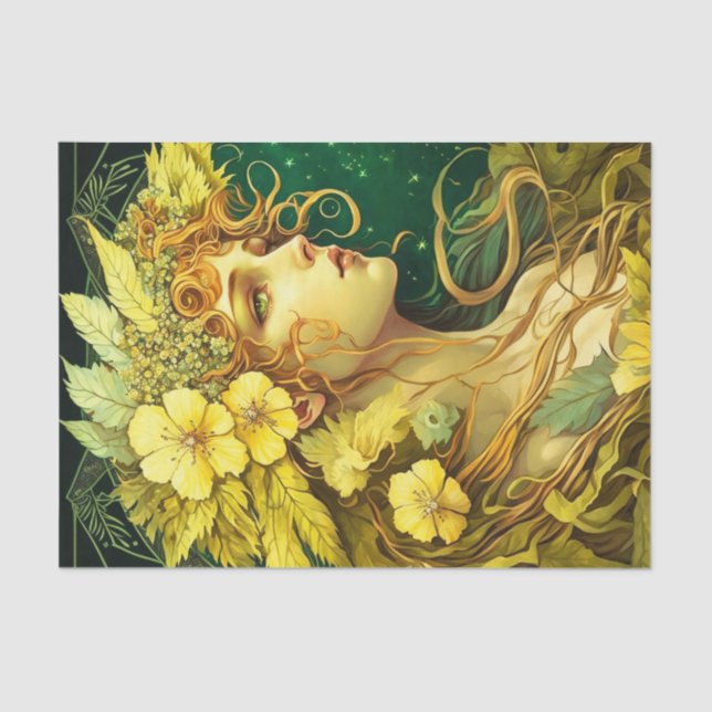 Papel De Seda Ella es una diosa (Anverso)