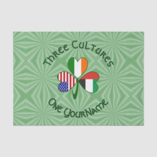 Papel De Seda Emiratos Árabes Unidos Irlanda Banderas de Estados