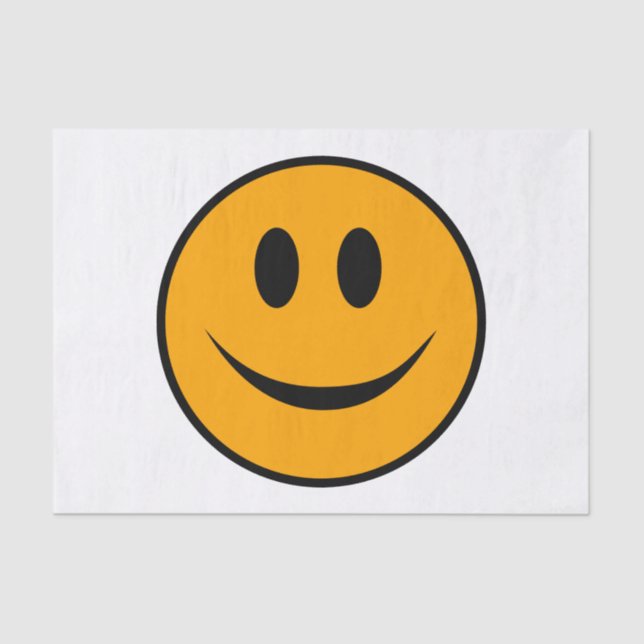 Papel De Seda Emoji Cara Sonriente (Anverso)